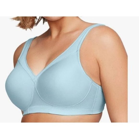 Glamorise Women's 44C Full Figure MagicLift Seamless Wirefree Sports Bra #1006 - Picture 1 of 4